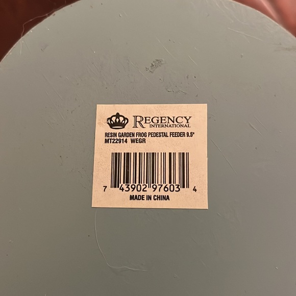 Garden frog pedestal - Picture 4 of 4